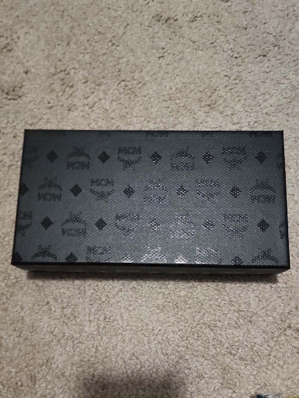 MCM Black Monogram Empty Gift Box Luxury Designer Storage Packaging - Picture 2 of 6